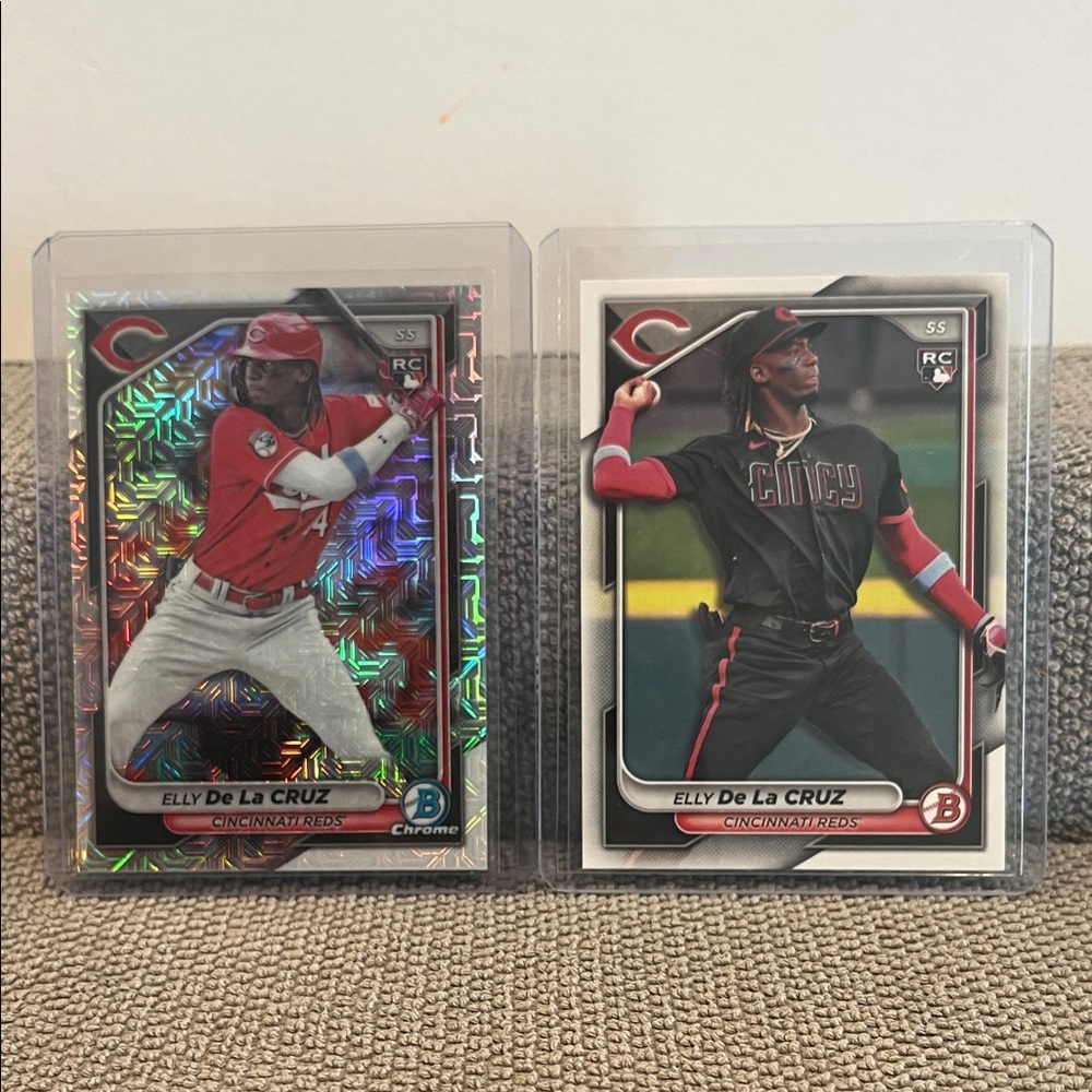 2024 Bowman Chrome Mojo Refractor & Bowman Elly De La Cruz (RC) #22